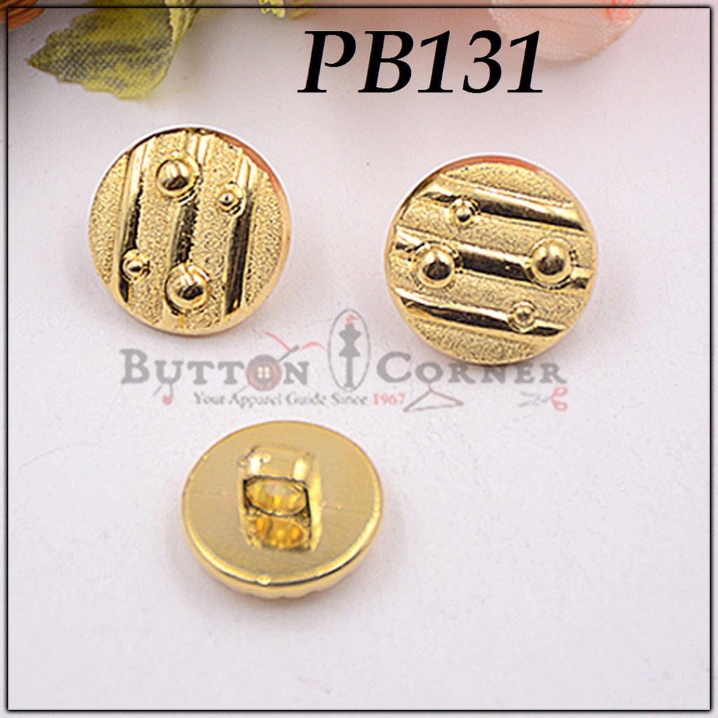 Lining With Dots Plastic Shank Button
