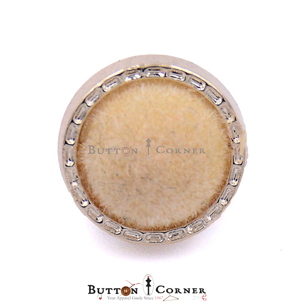Border Design Round Shank Button