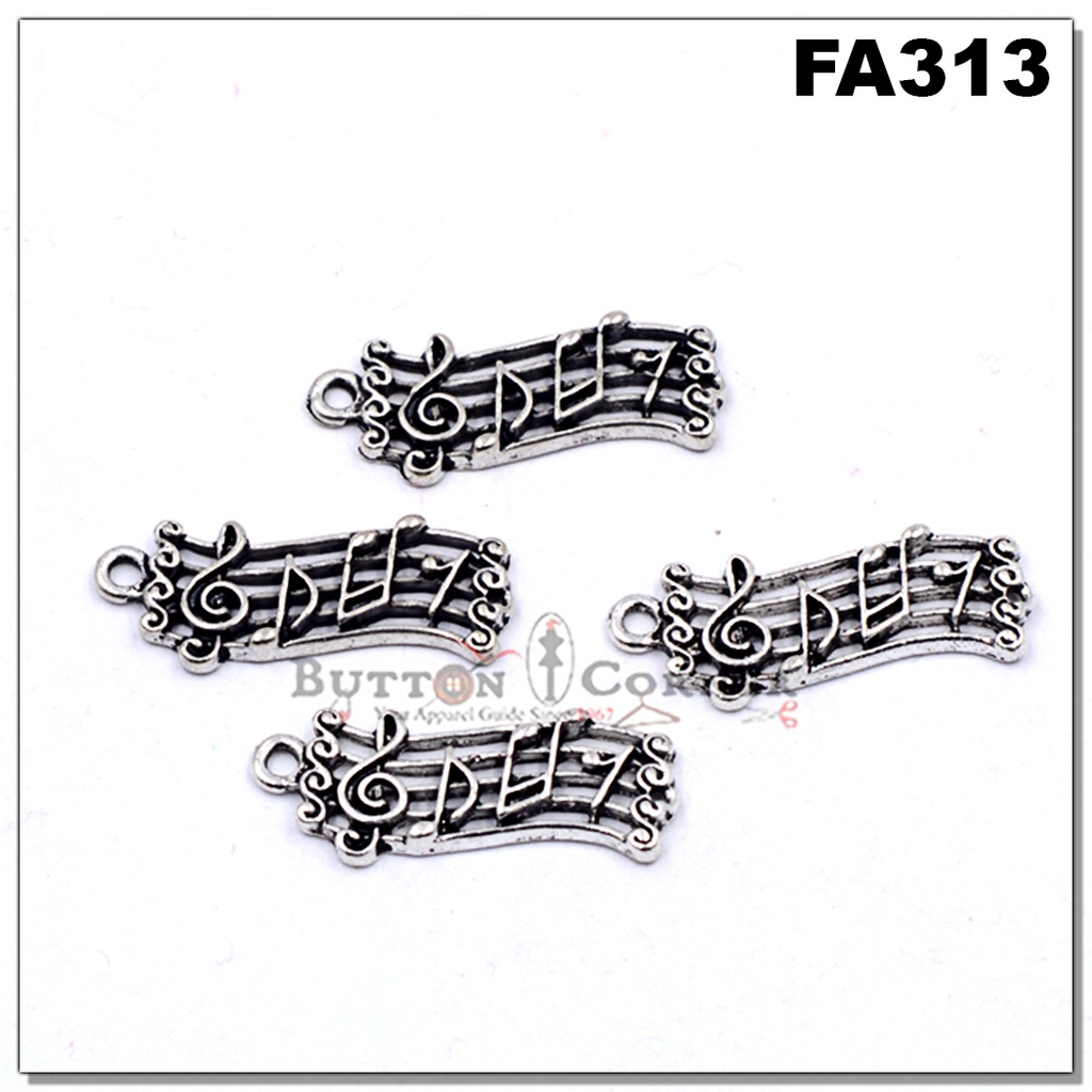 Music Score Shape Pendant