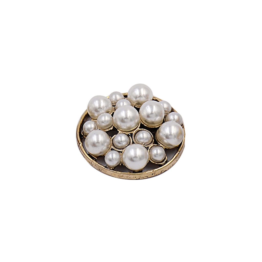 Round Shape Pearl & Crystal Pendant