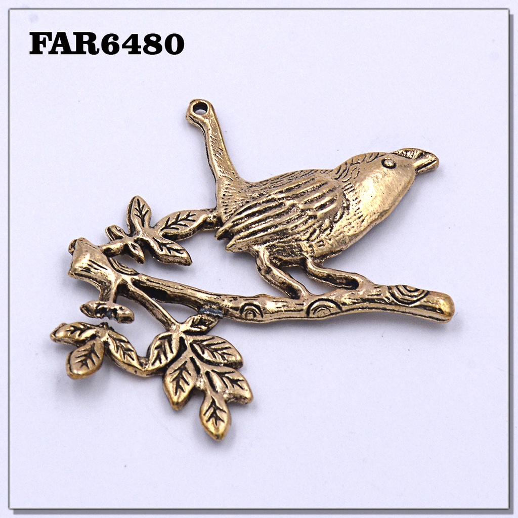 Sparrow In Twig Pendant
