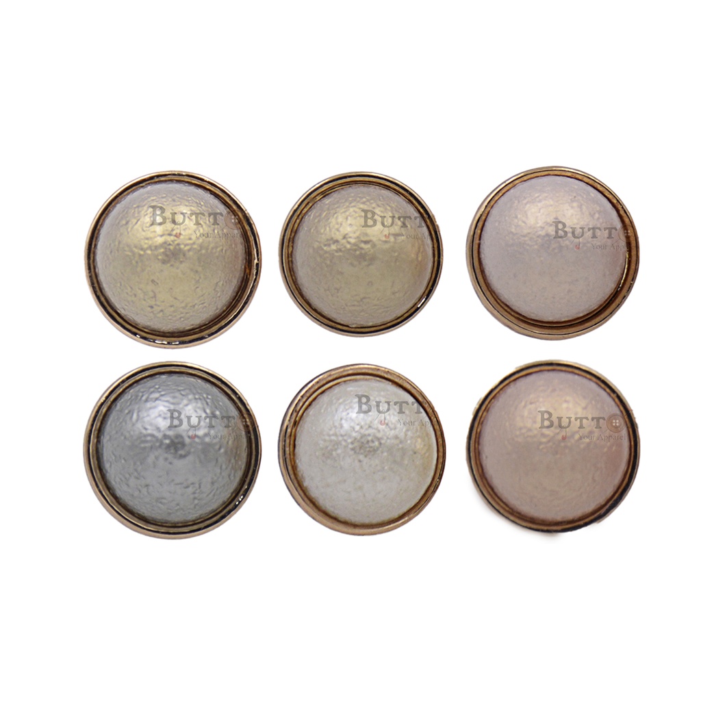 Metal Base With Pearl Shank Button