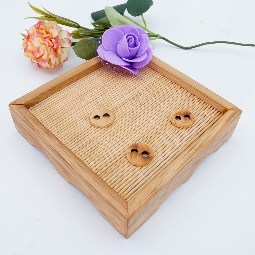 Plain 2 Large Hole Coconut Button