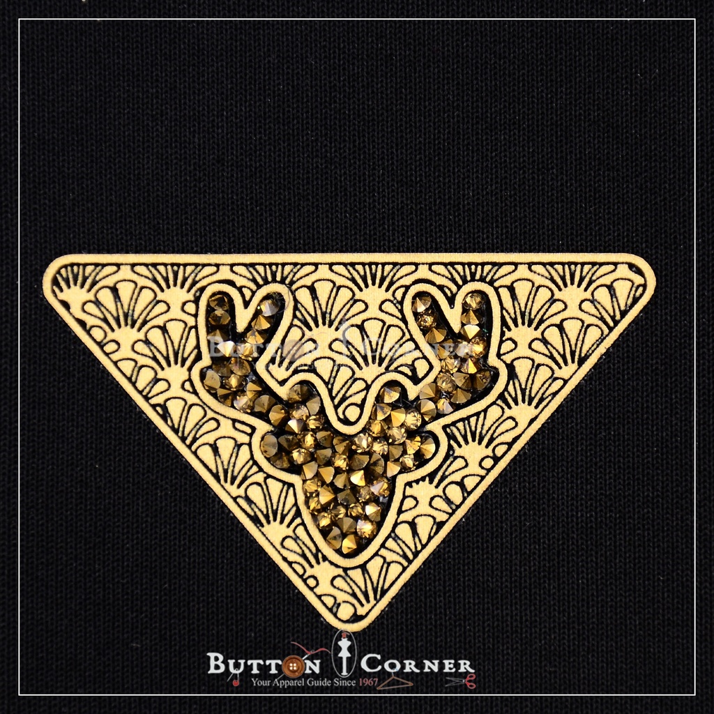 Markhor Logo Triangle Hotfix Motif