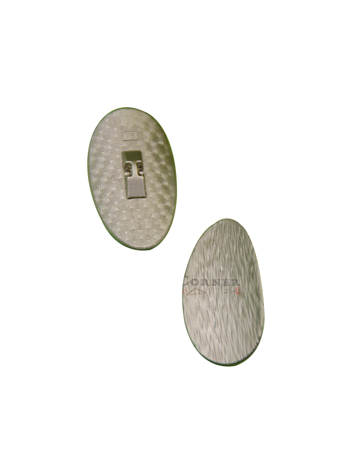 Leave Shape With Lining Metal Suiting Button