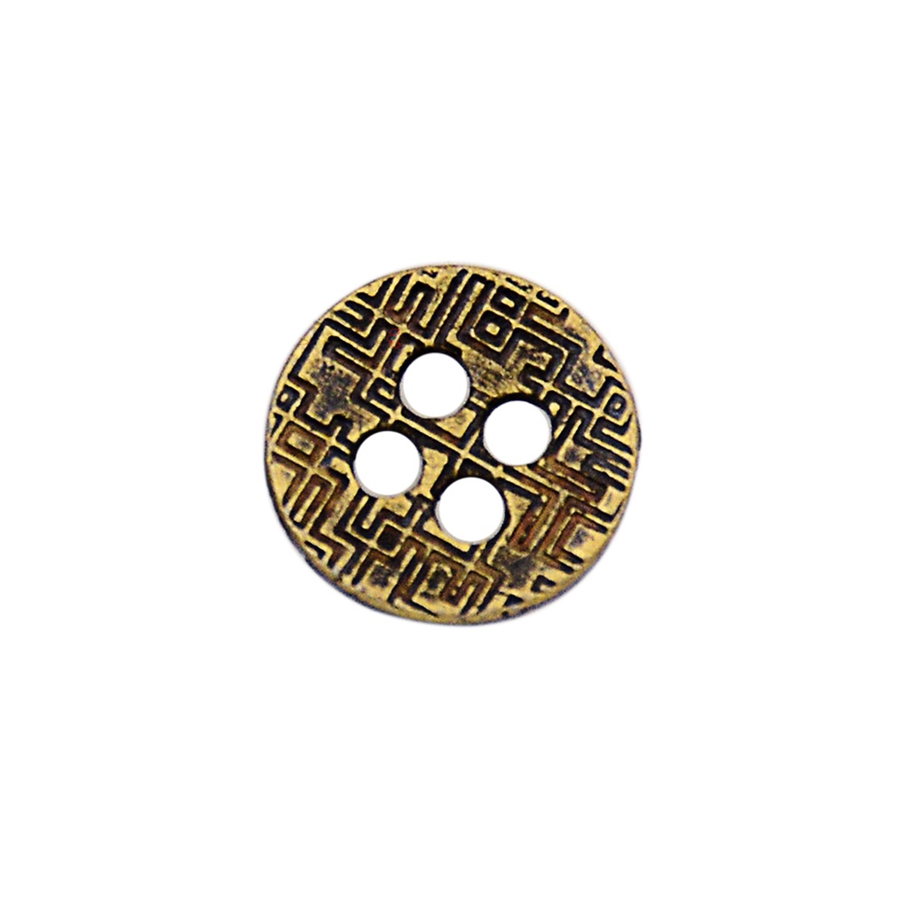 Lining Design 4 Hole Shirt Button