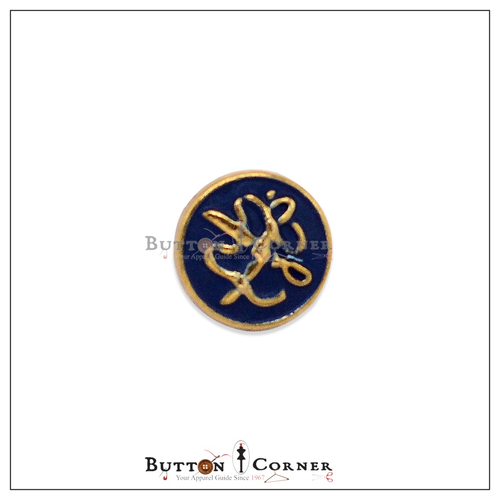 Vintage Design Metal Shirt Button