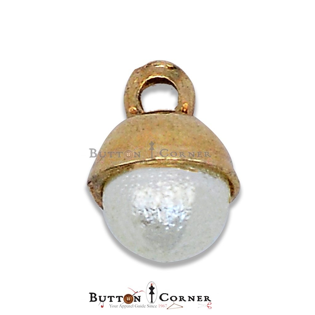 Cup Shape With Pearl Metal Button