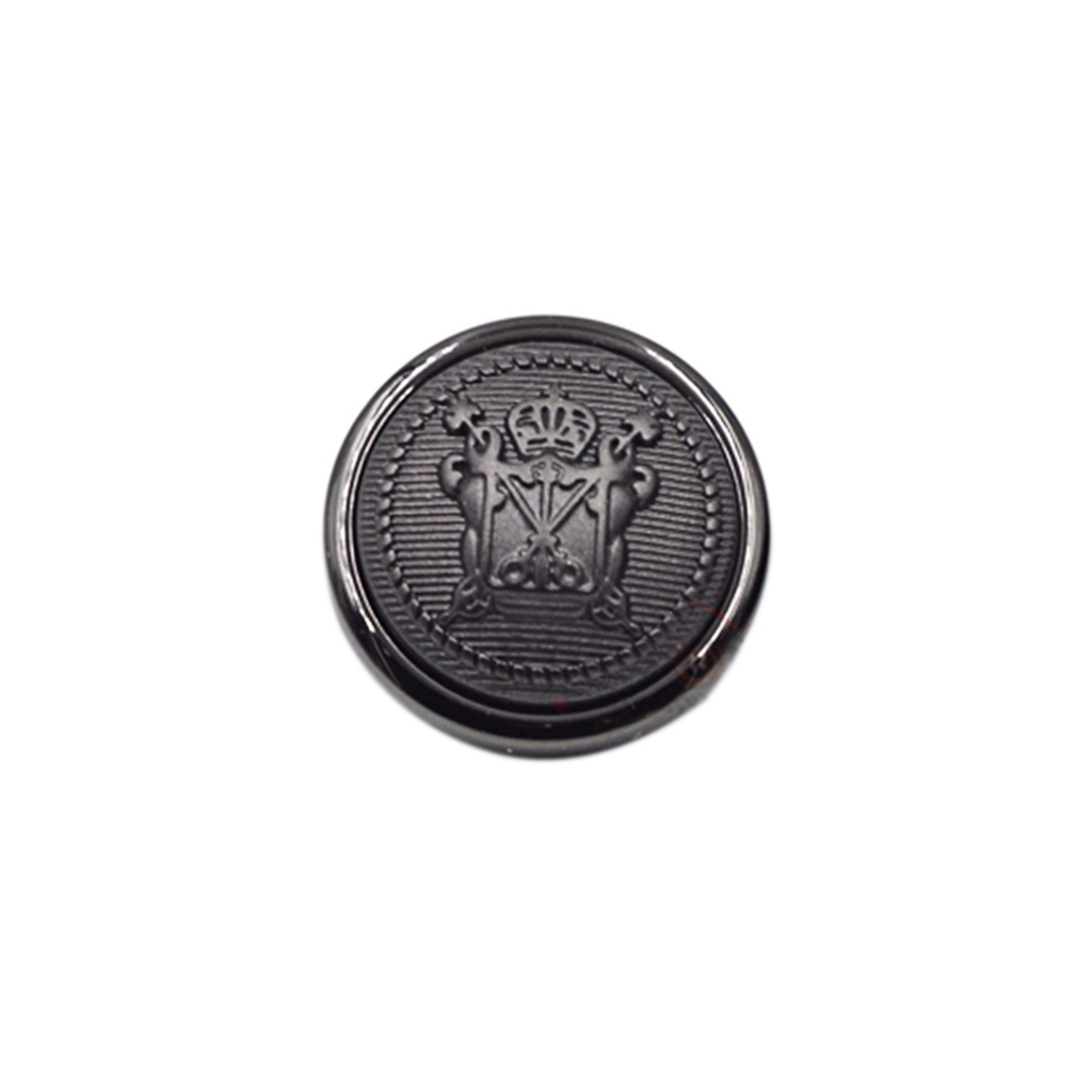 Center Crown Metal Suiting Button