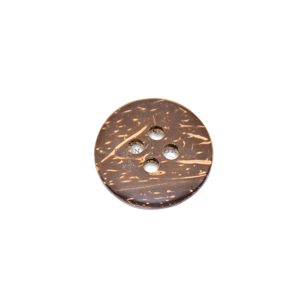 Curve Shape 4 Hole Coconut Button