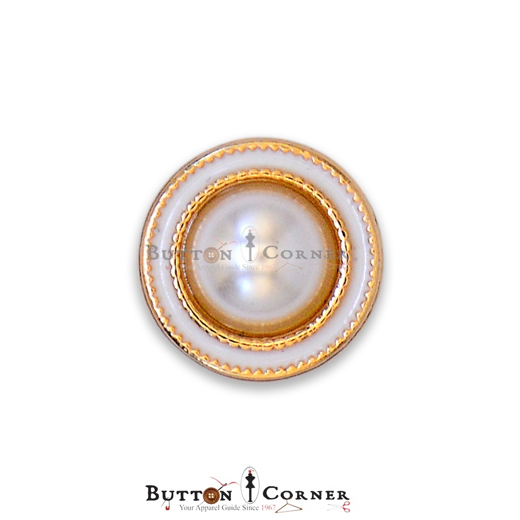 Round Shape Center Pearl Mold Button