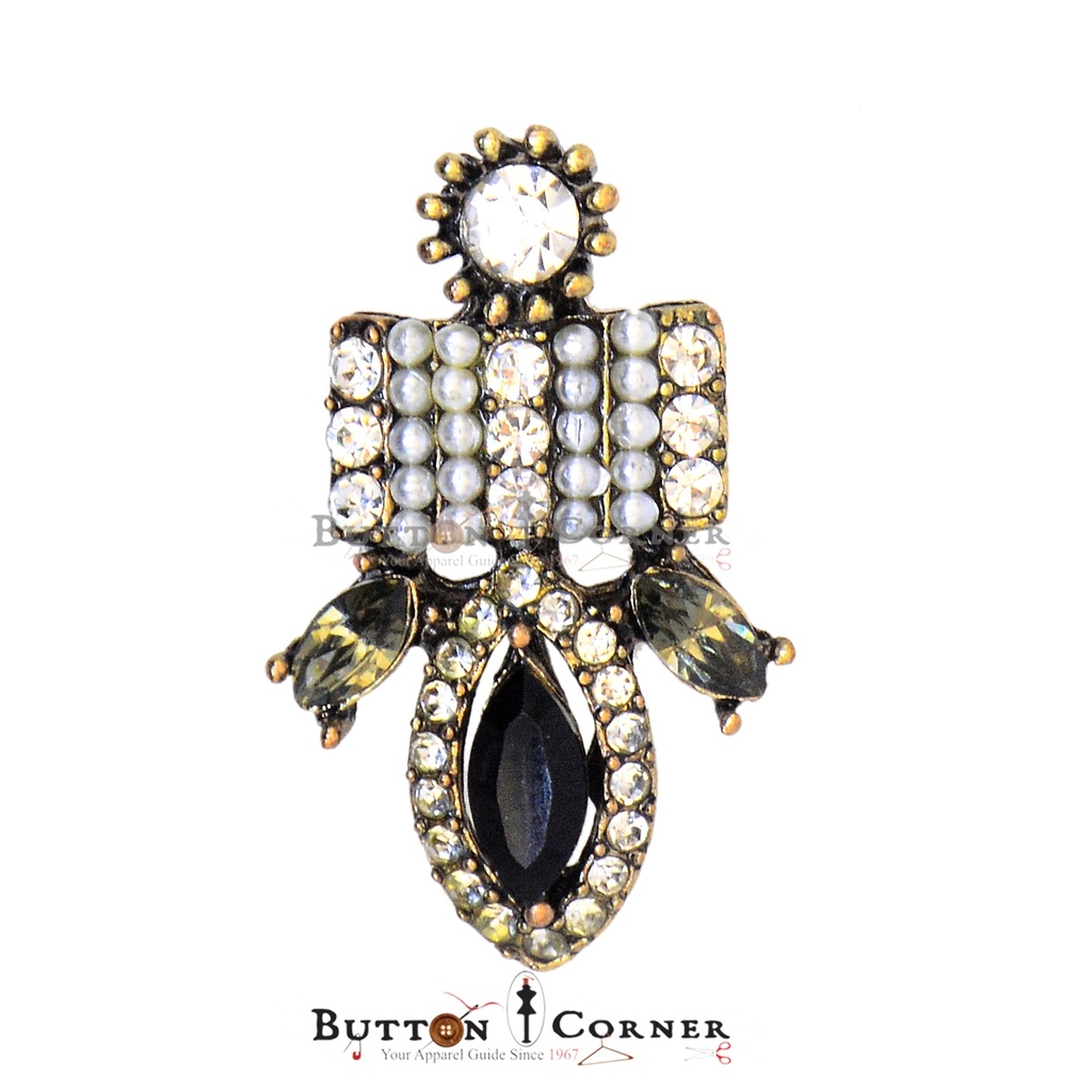 Fancy Button With Stone
