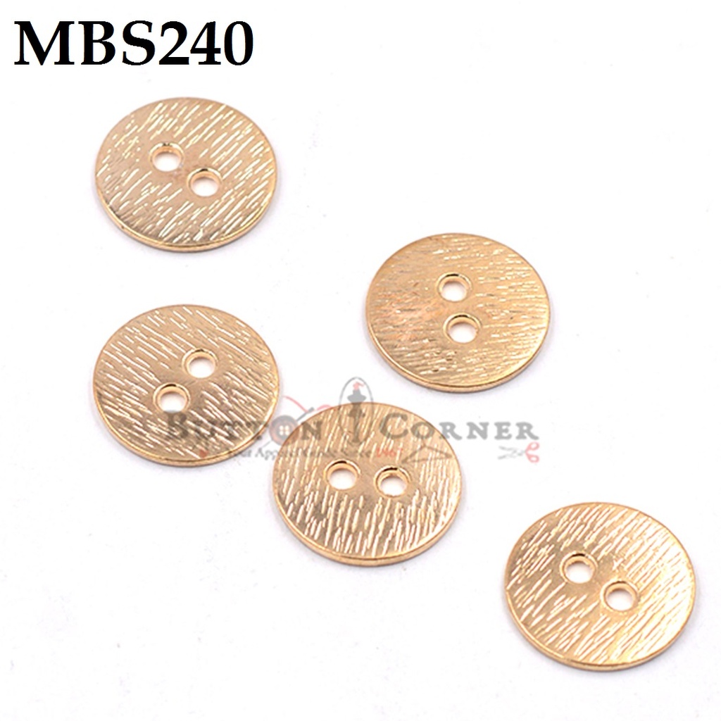 Round Shape 2 Hole Metal Button