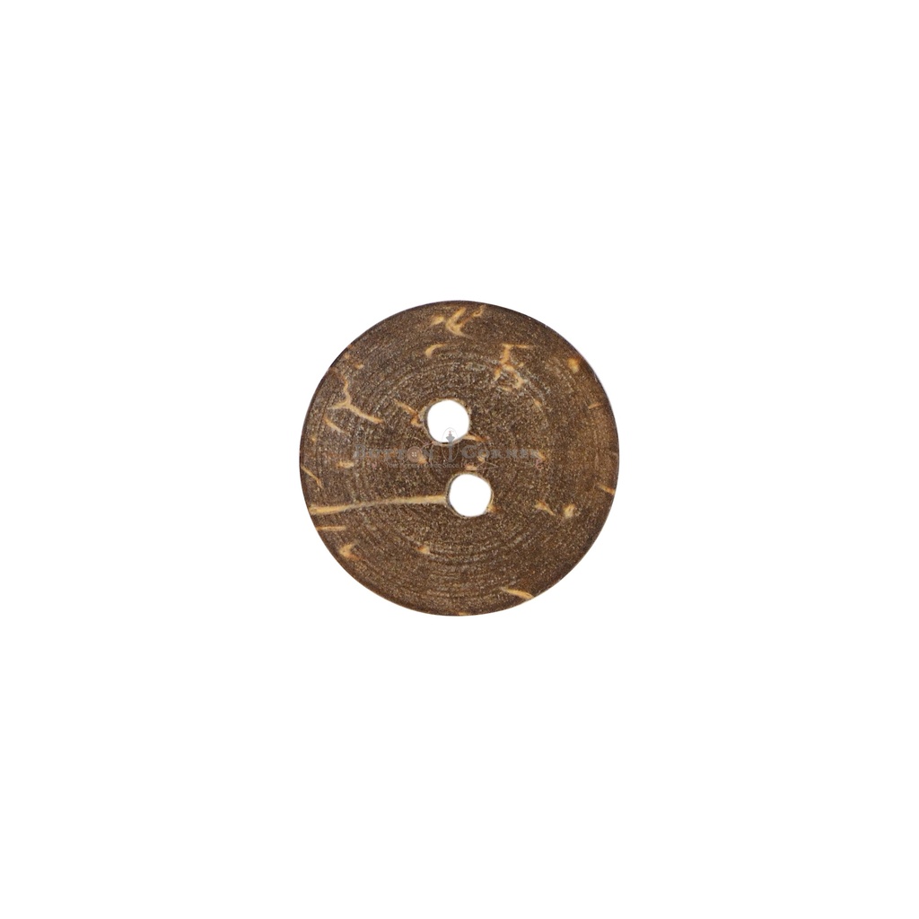 Rough Finish Flat Coconut Button
