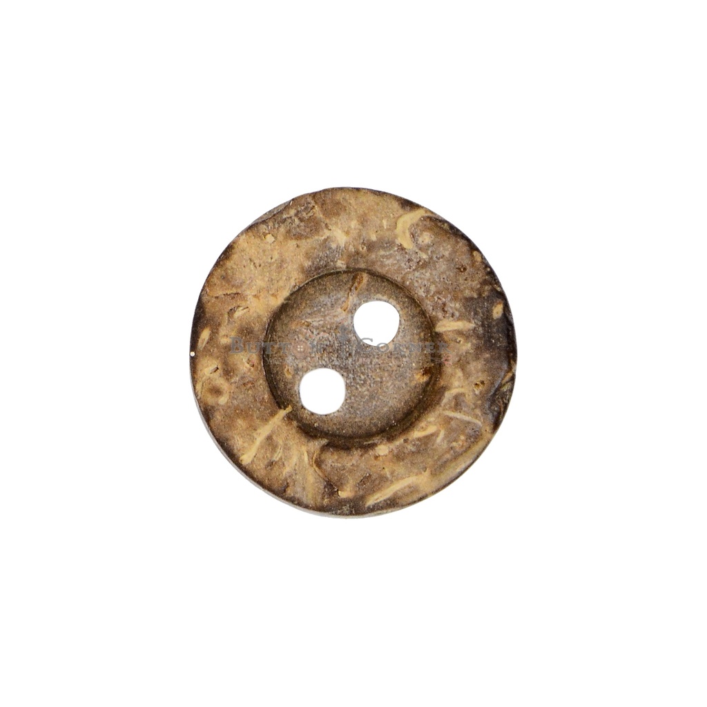 Grunge Texture 2 Hole Coconut Button