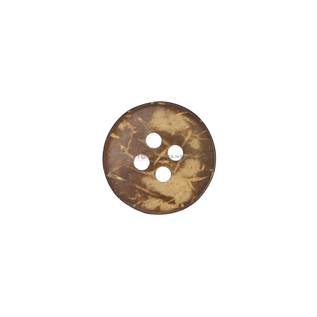 Flat 4 Hole Coconut Button