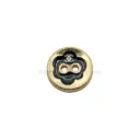 Channel Logo 2 Hole Shirt Button