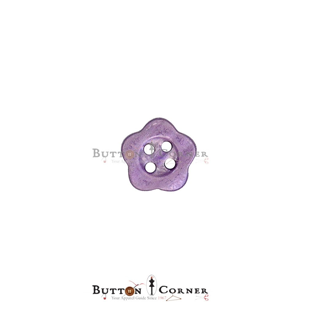 Star Shape 4 Hole Plastic Button
