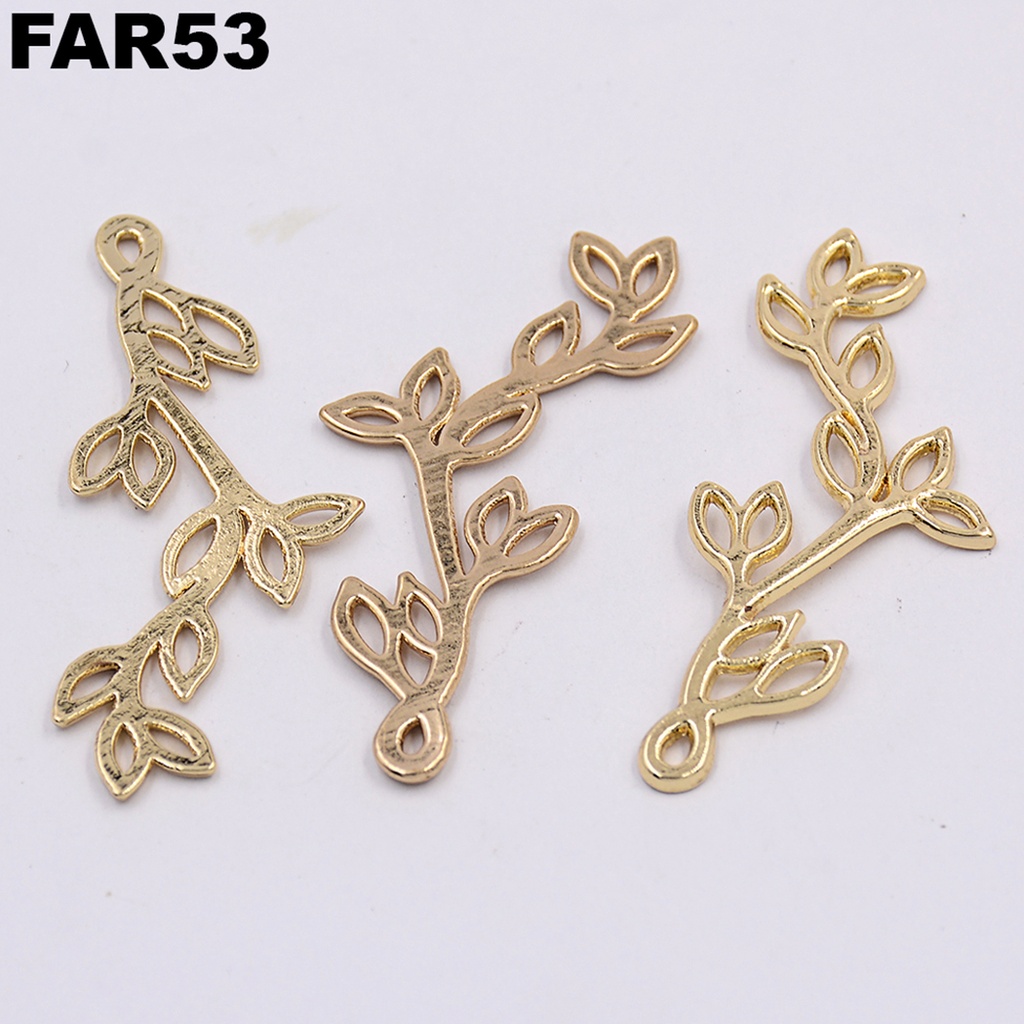 Hollow Leaf Twig Pendants