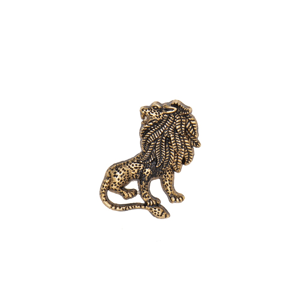 Lion Metal Hotfix Badge
