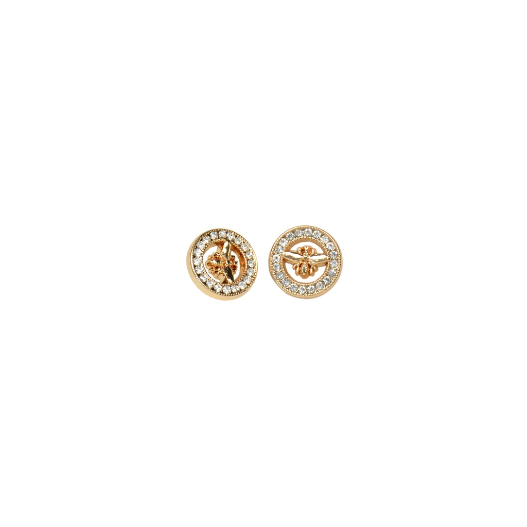 Gucci Hole Design With Stones Shirt Button