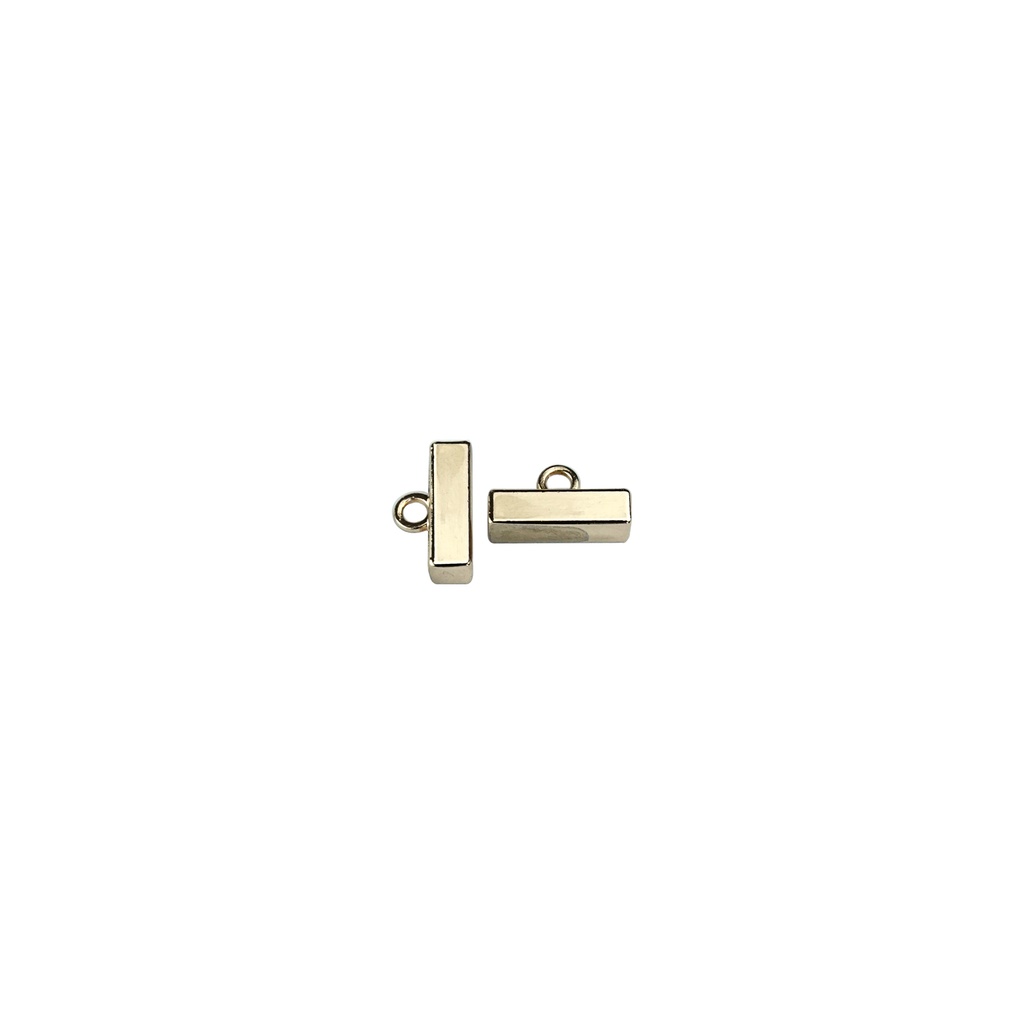 Flat Square Shape Shank Button