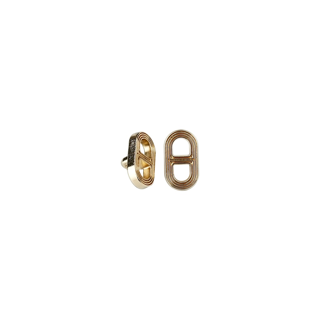 MAILON H Design Metal Shank Button