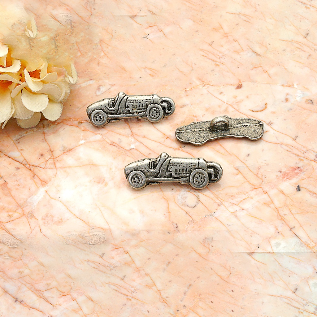Monopoly Car Metal Shank Button