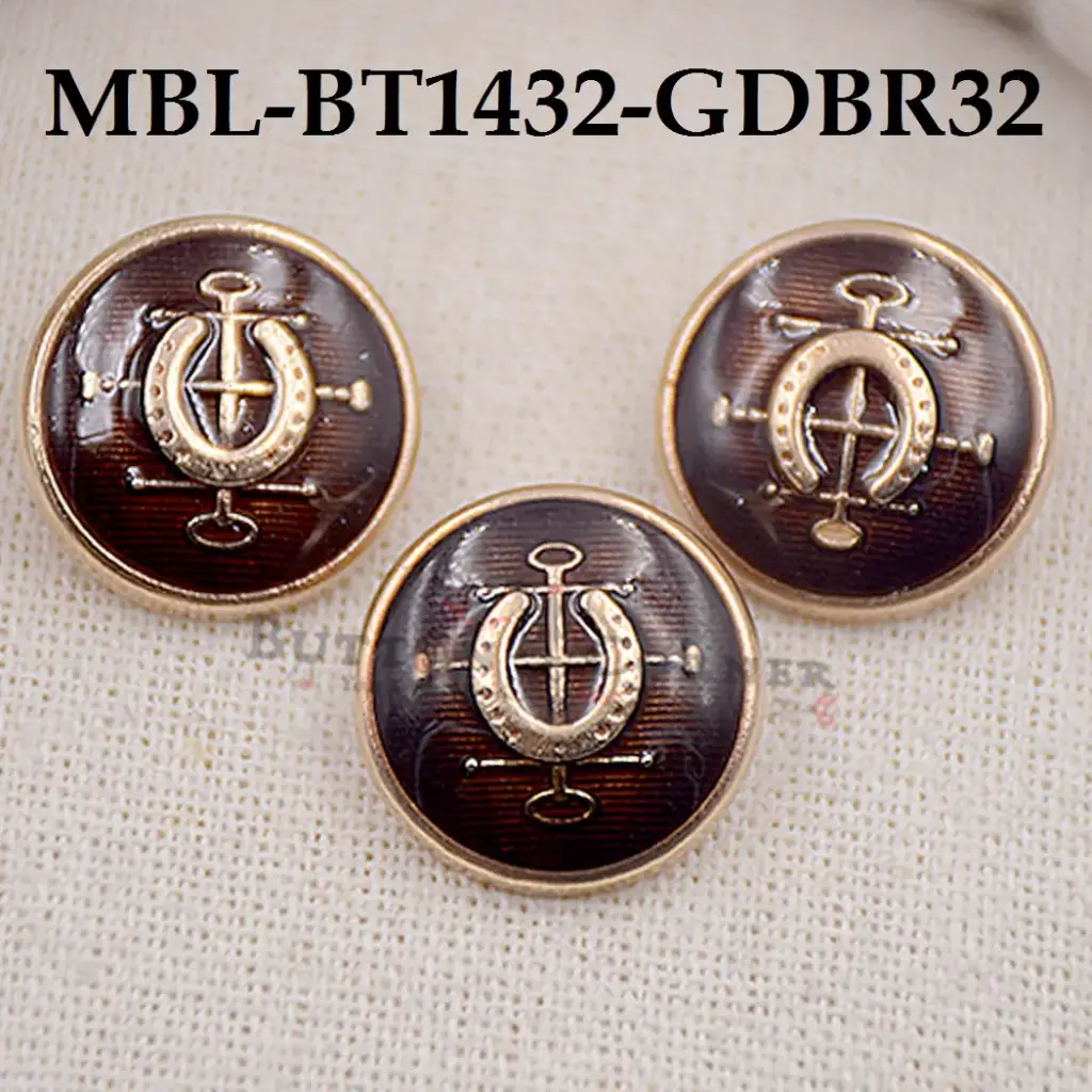 Royal Crest Eagle Design Suiting Button