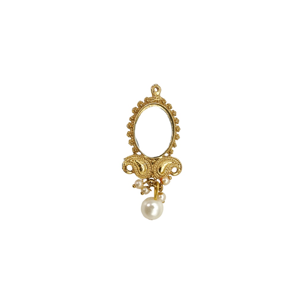 Shape Traditional Mirror Style Jhumki