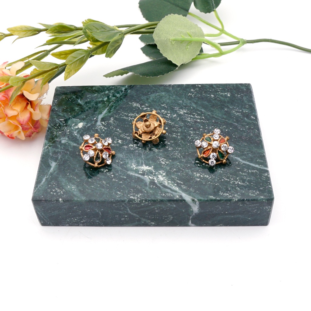 Filgree Flower Design Shank Button