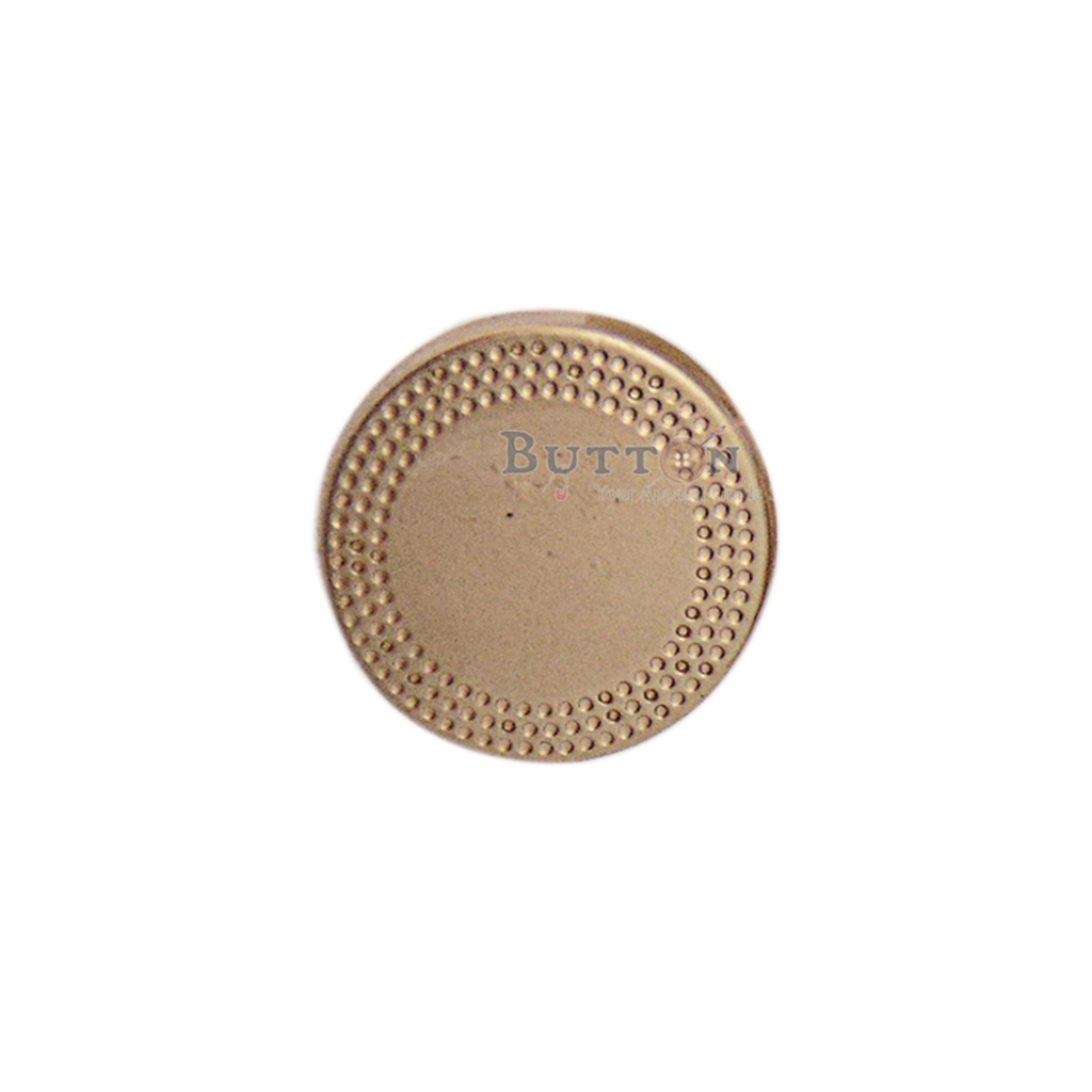 Round Dotted Line Metal Shirt Button