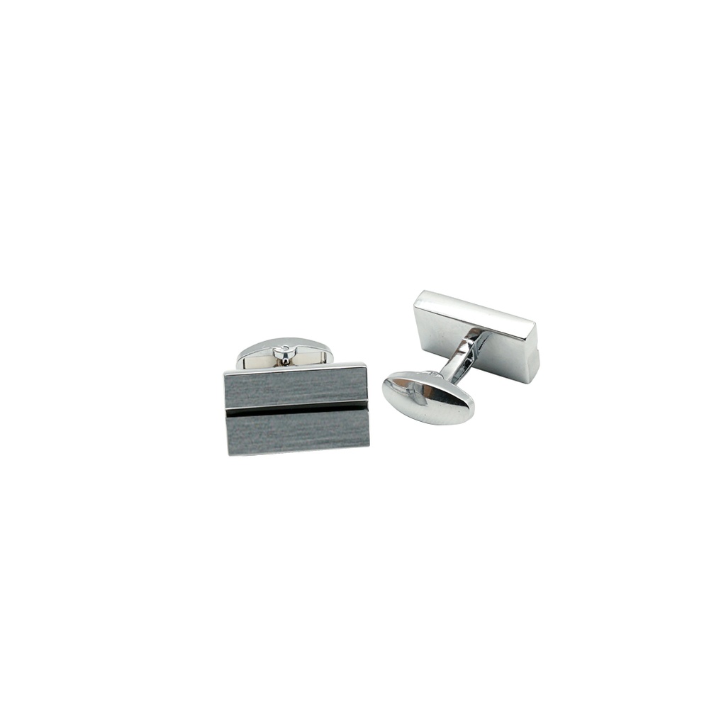 Rectangular Shape Two Shaded Cufflink