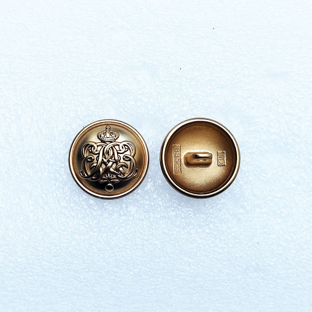 Victorian Crown Backmark Suiting Button