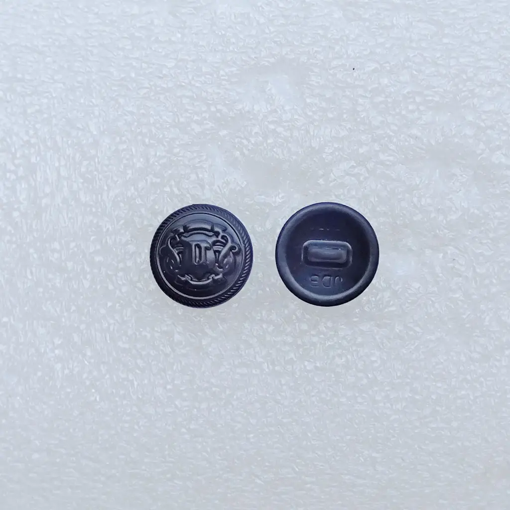 Paint Coated Crest Of Insignia Shirt Button