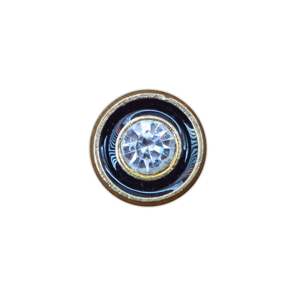 Center Stone Metal Shirt Button