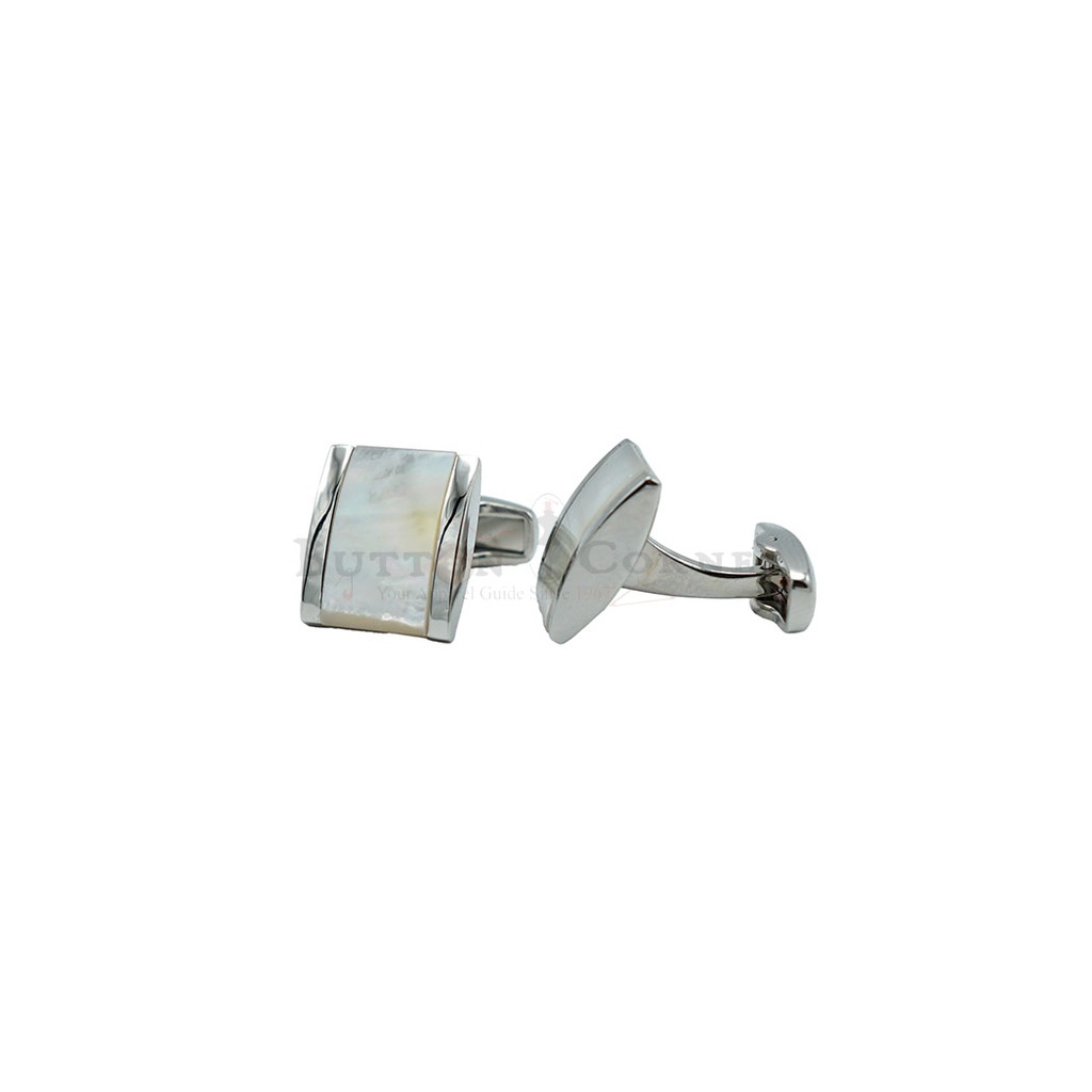 Mother Of Pearl Inlay Square Cufflink