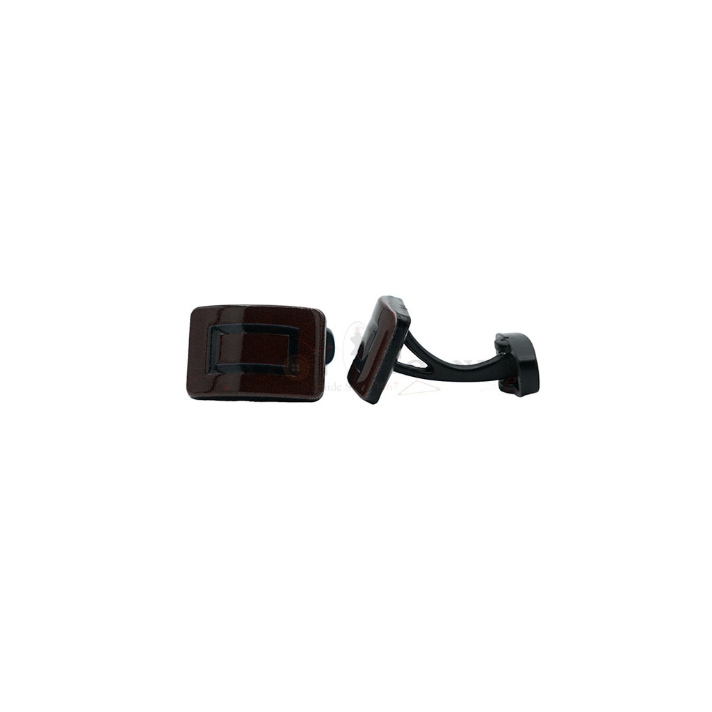 Glossy Finish Rectangle Cufflink