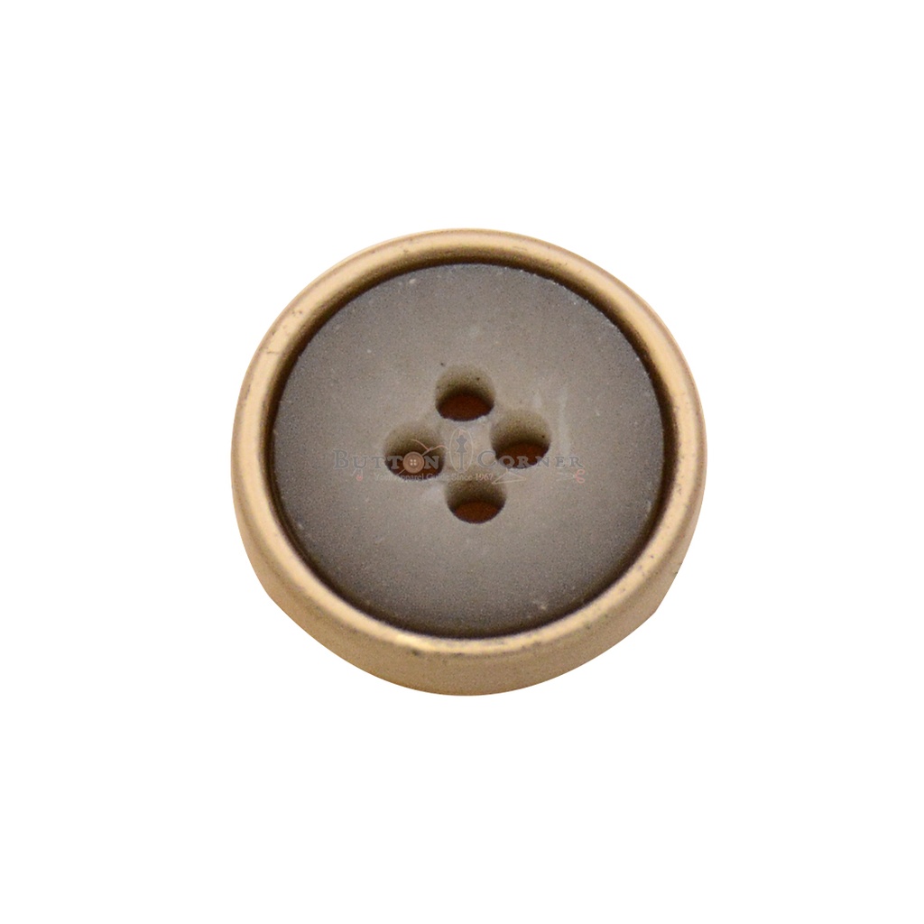 Metal Base Marble Shirt Button