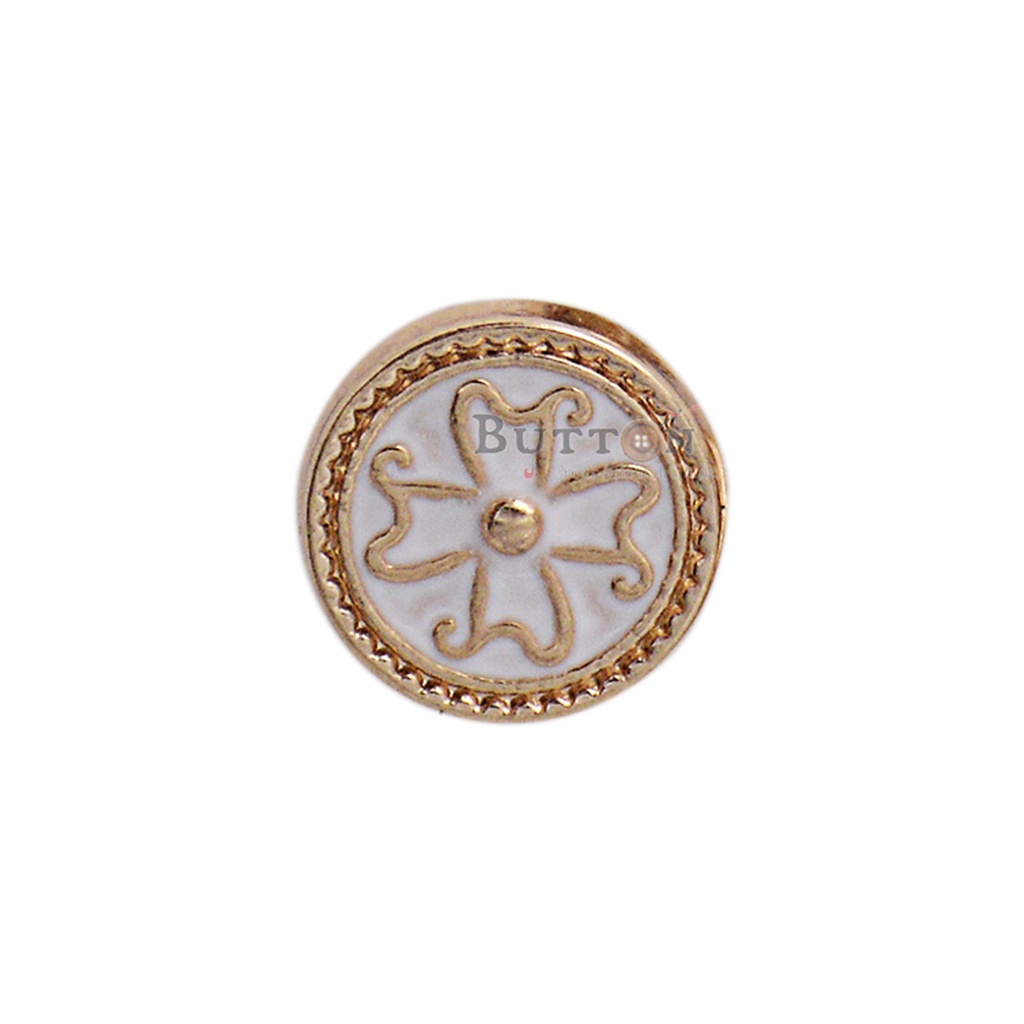 Minakari Metal Shirt Button