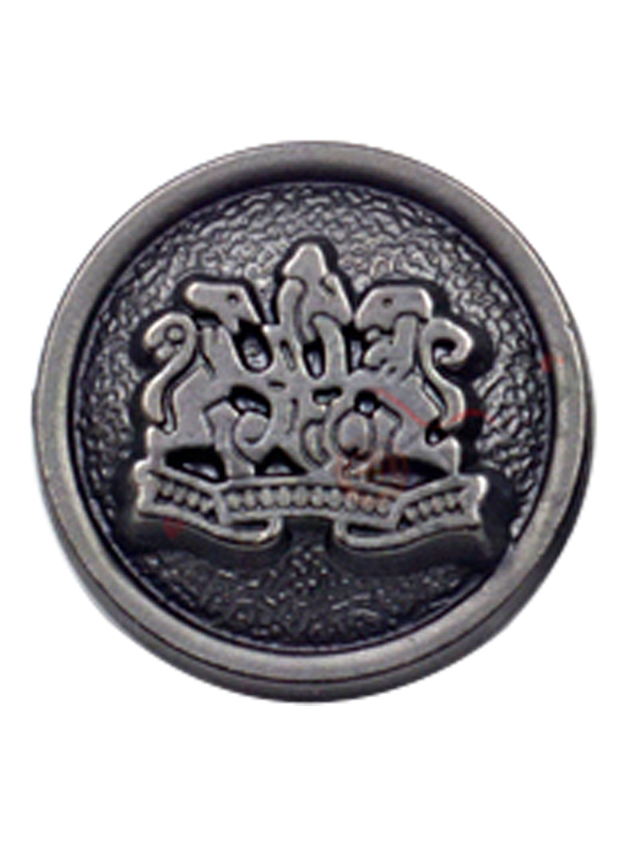 High Grade 2 Lion Metal Suiting Button