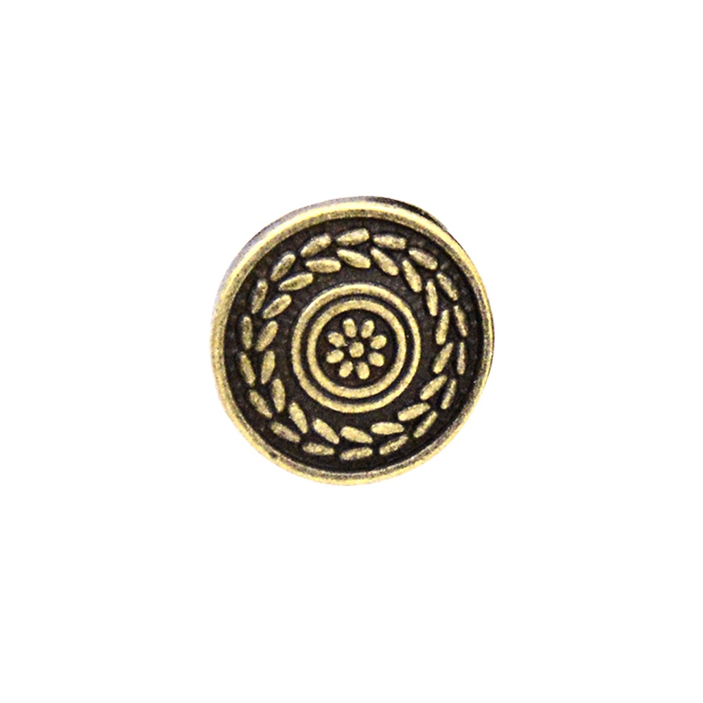 Flower Metal Shirt Button