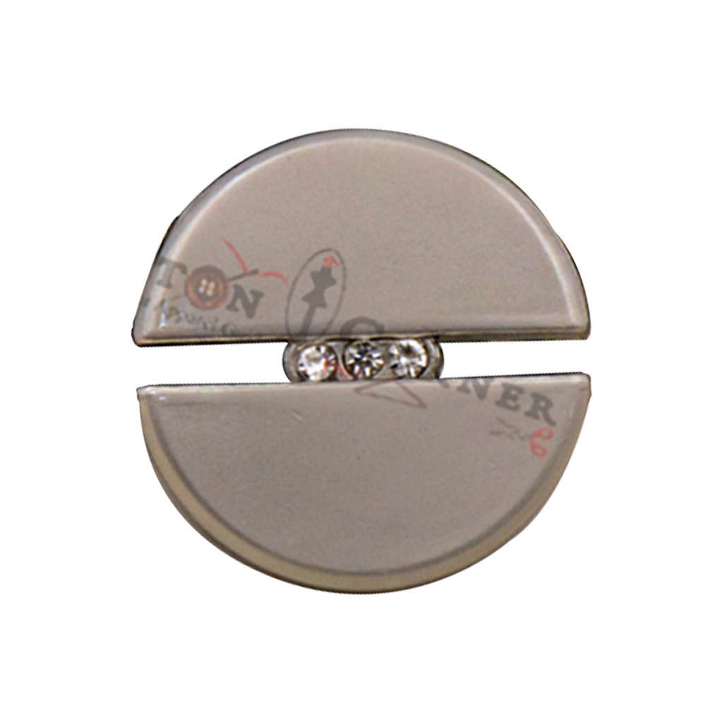 Three Stone Metal Suiting Button