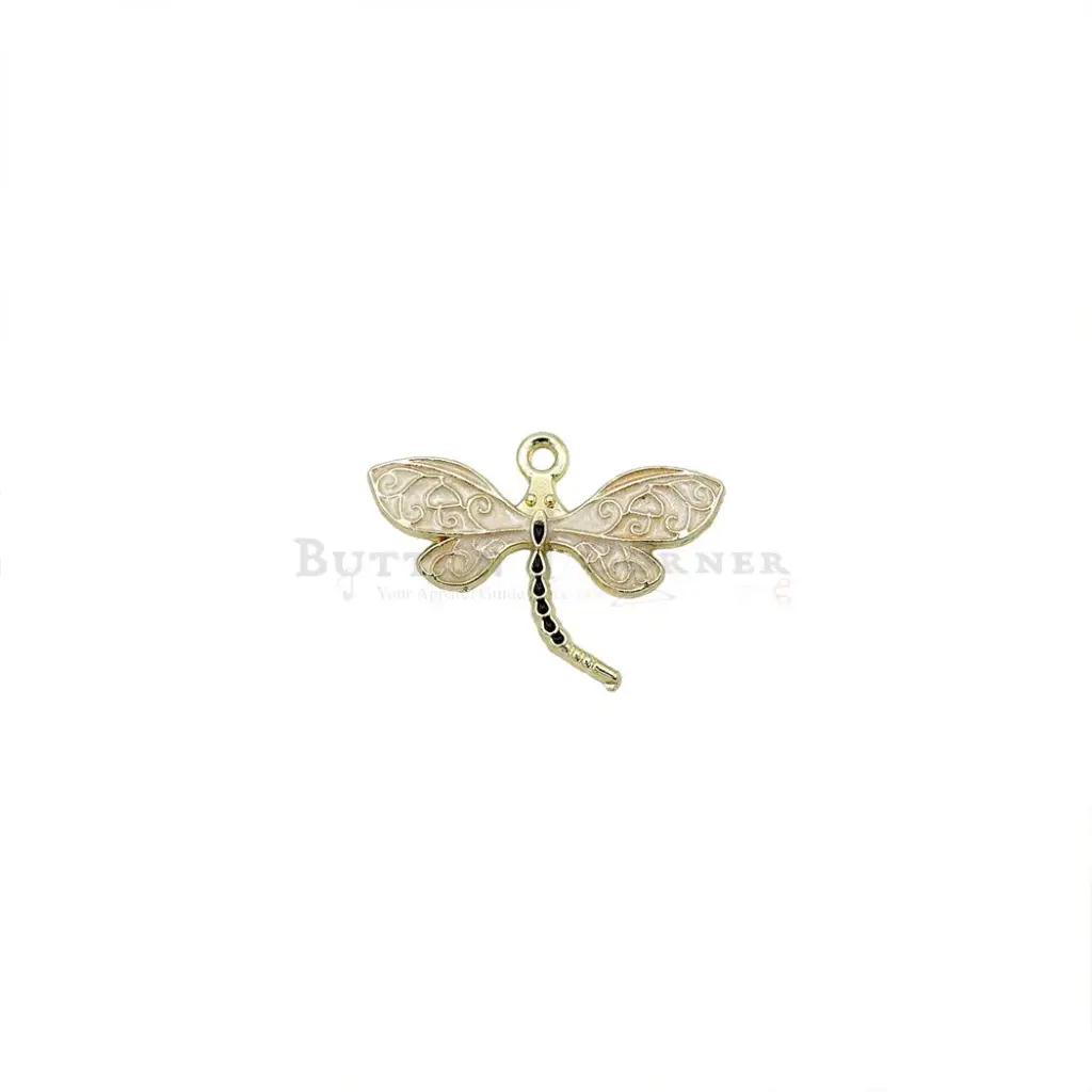 Gold Plated Filigree Dragonfly Pendant
