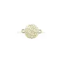 Honeycomb Pattern Circular Pendant