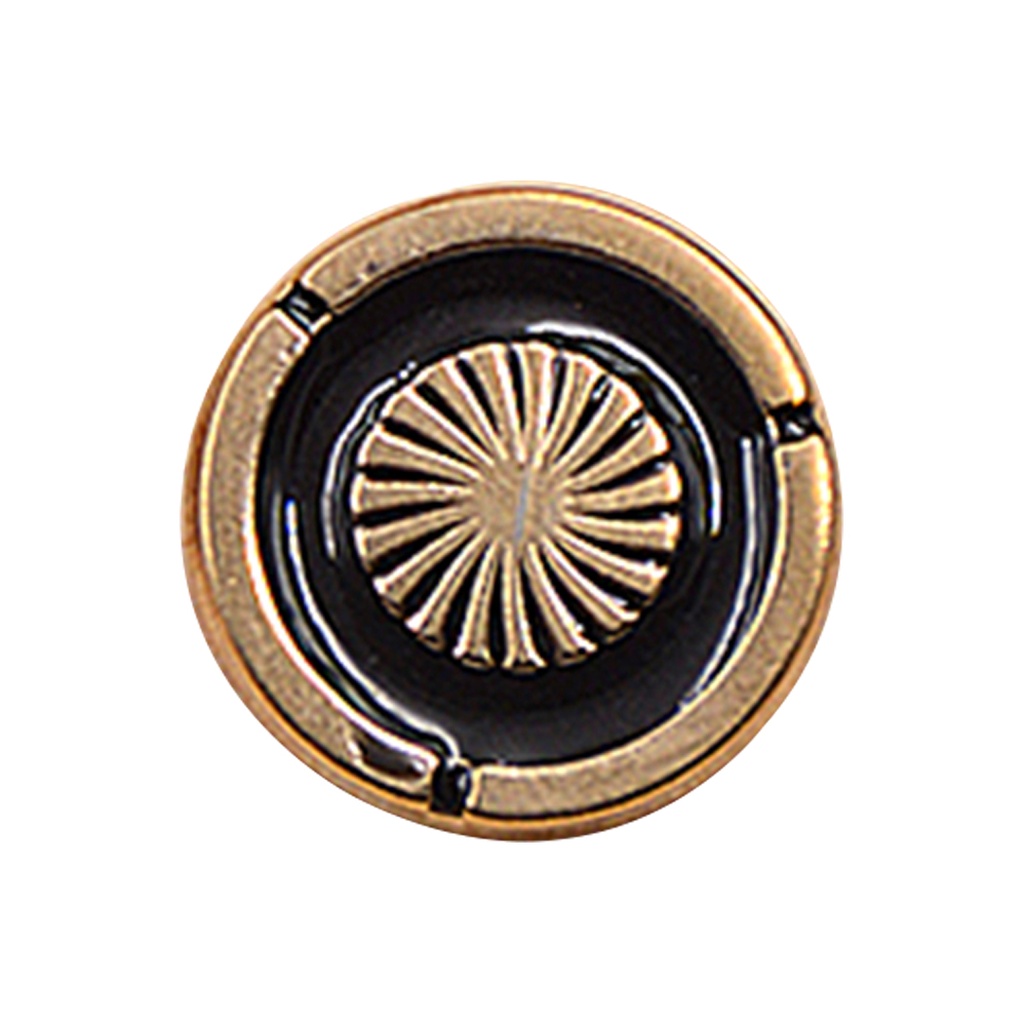 Sun Design Metal Shirt Button