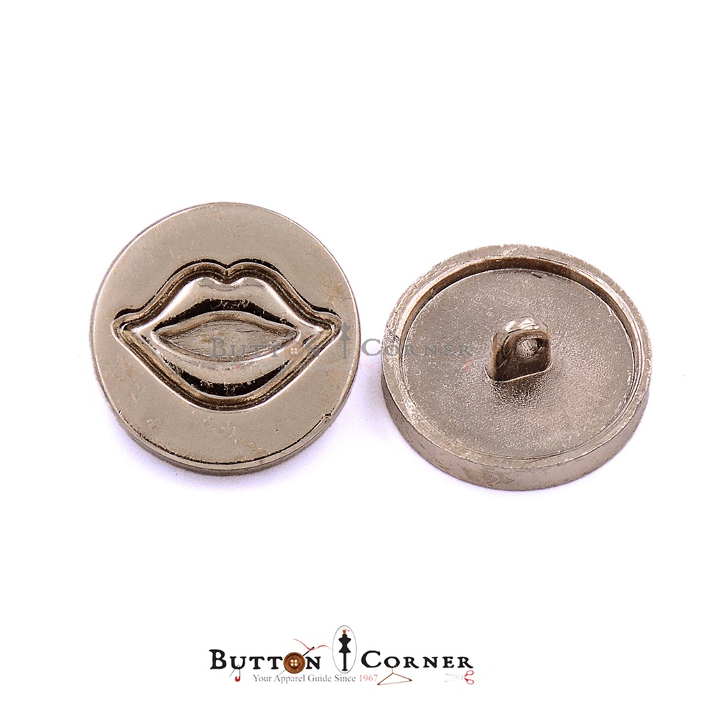 Lip Shape Round Suiting Button