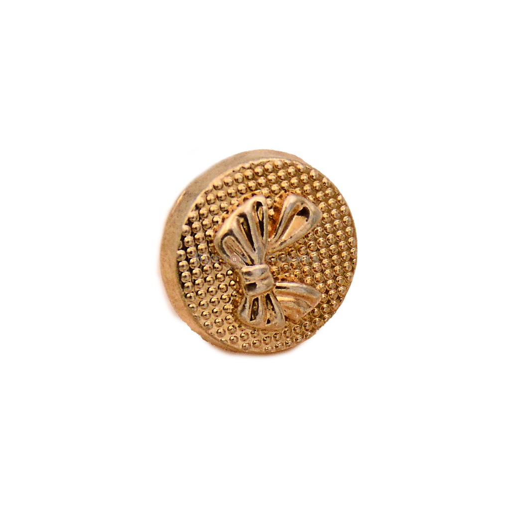 Doom Bow Embossed logo Button