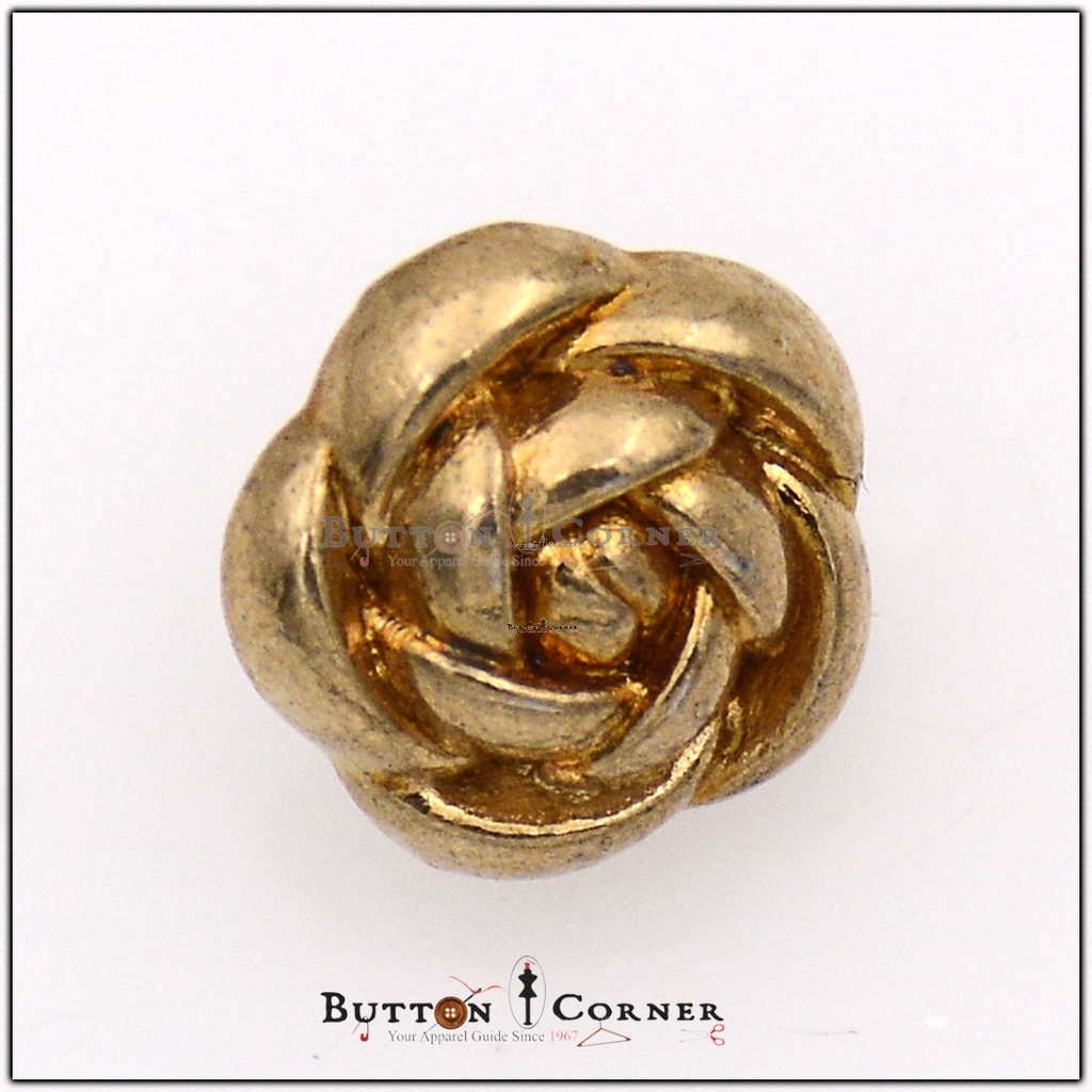Flower Shape Metal Shirt Button