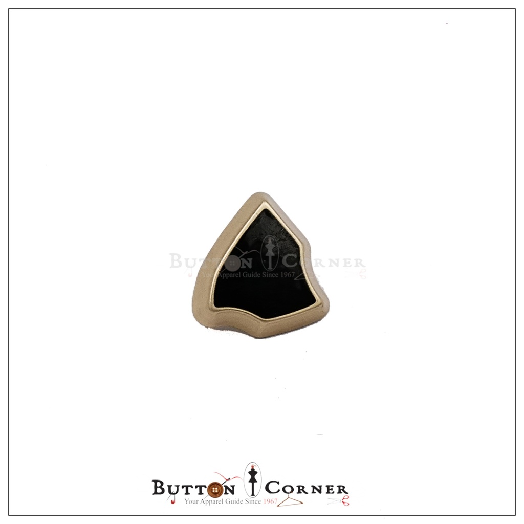 Stone Shape Metal Button